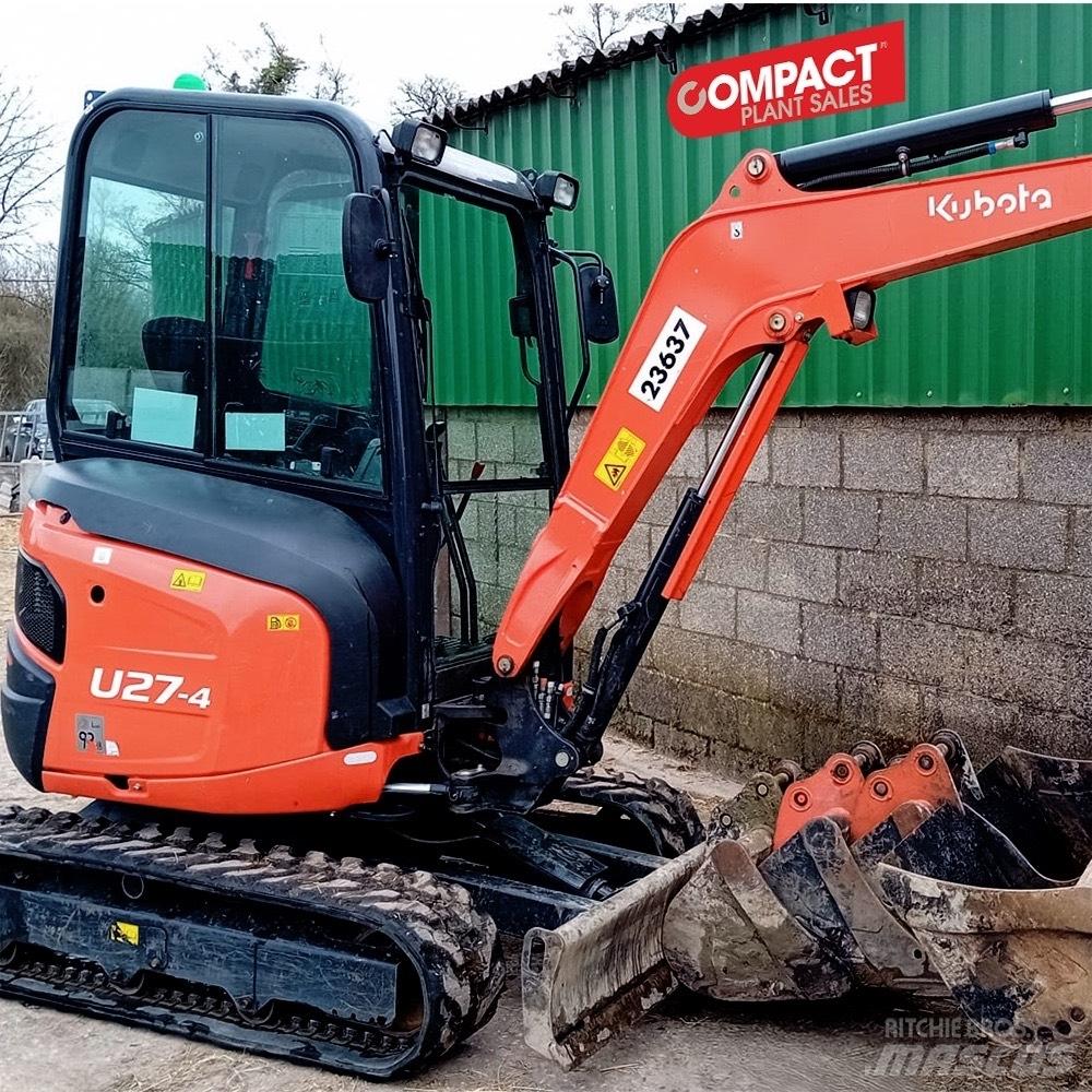 Kubota U 27-4 Mini bageri < 7t