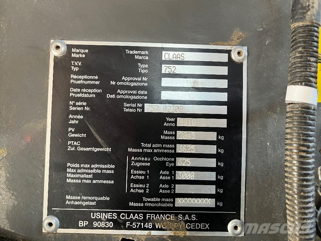 CLAAS Variant 380 Prese/balirke za rolo bale