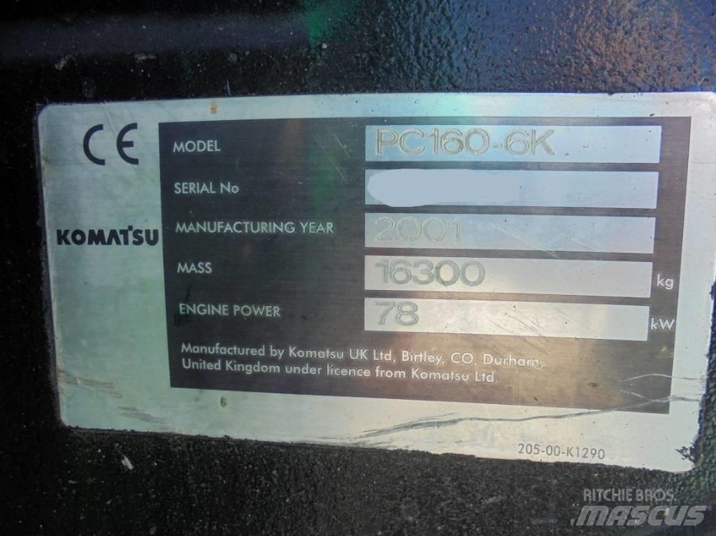 Komatsu PC 160-6K Bageri guseničari