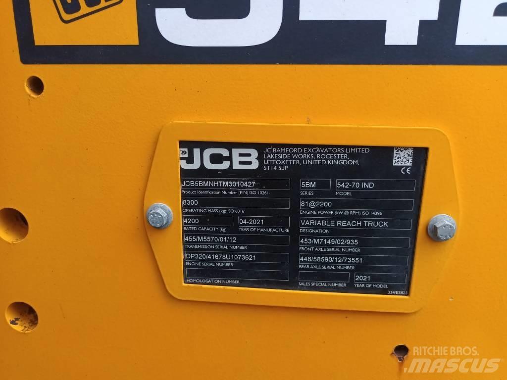 JCB 542-70 IND Teleskopski utovarivači točkaši