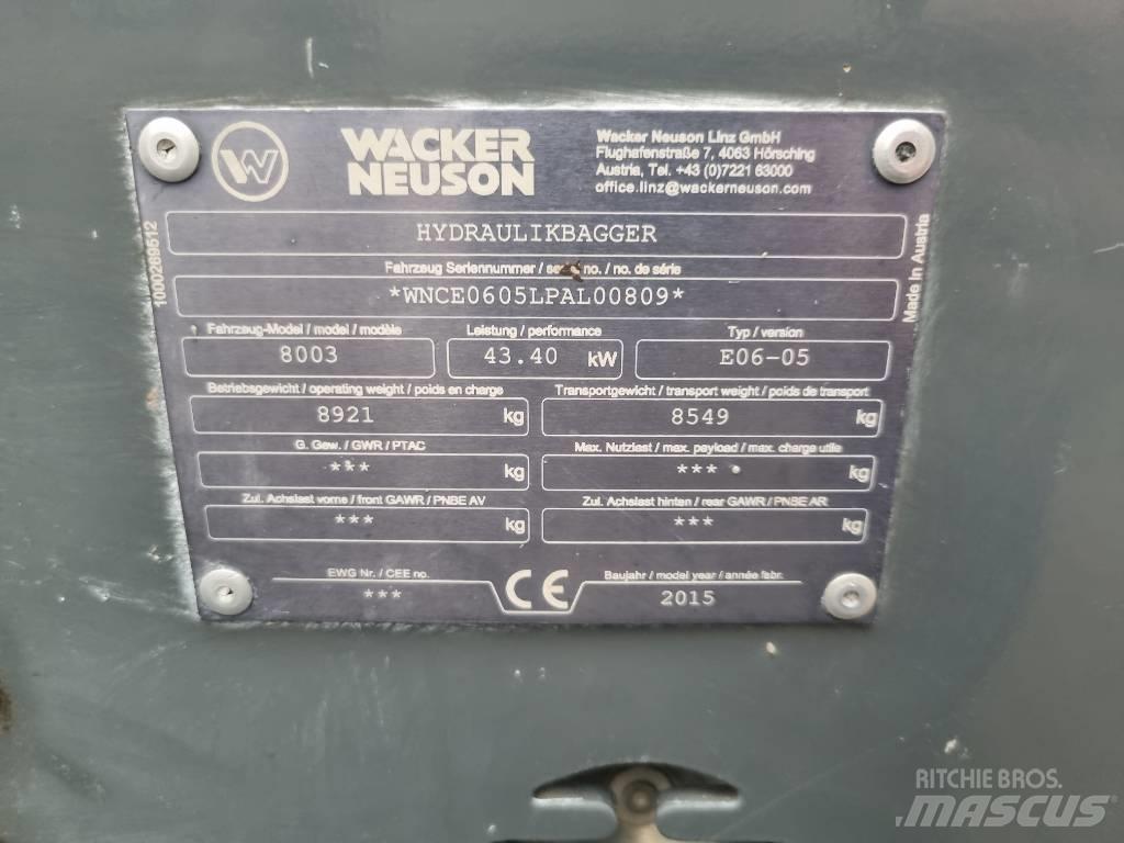 Wacker Neuson 8003 Midi bageri 7t – 12t
