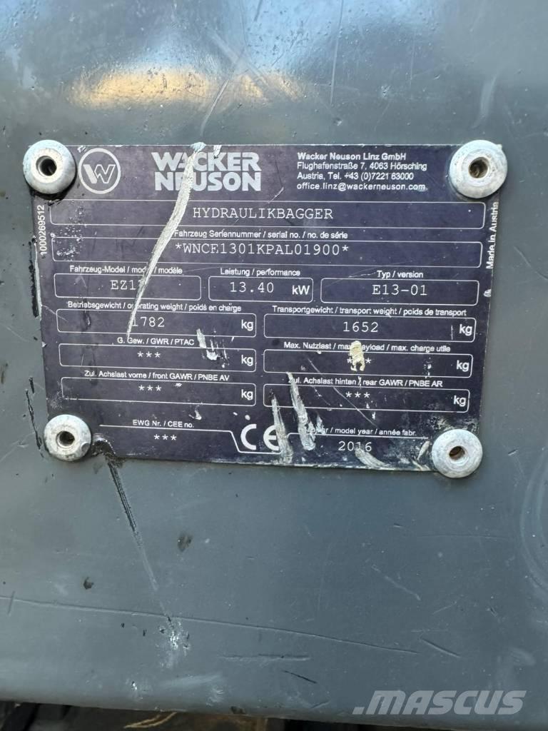 Wacker Neuson EZ 17 Mini bageri < 7t