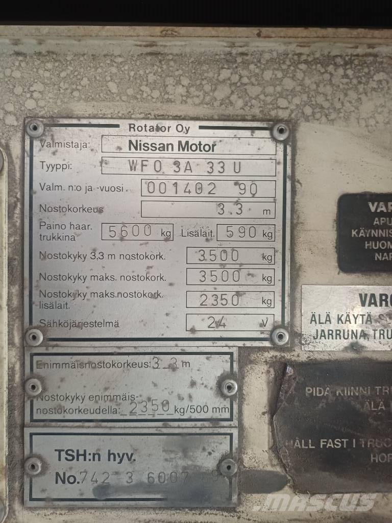 Nissan 33 U Dizelski viljuškari