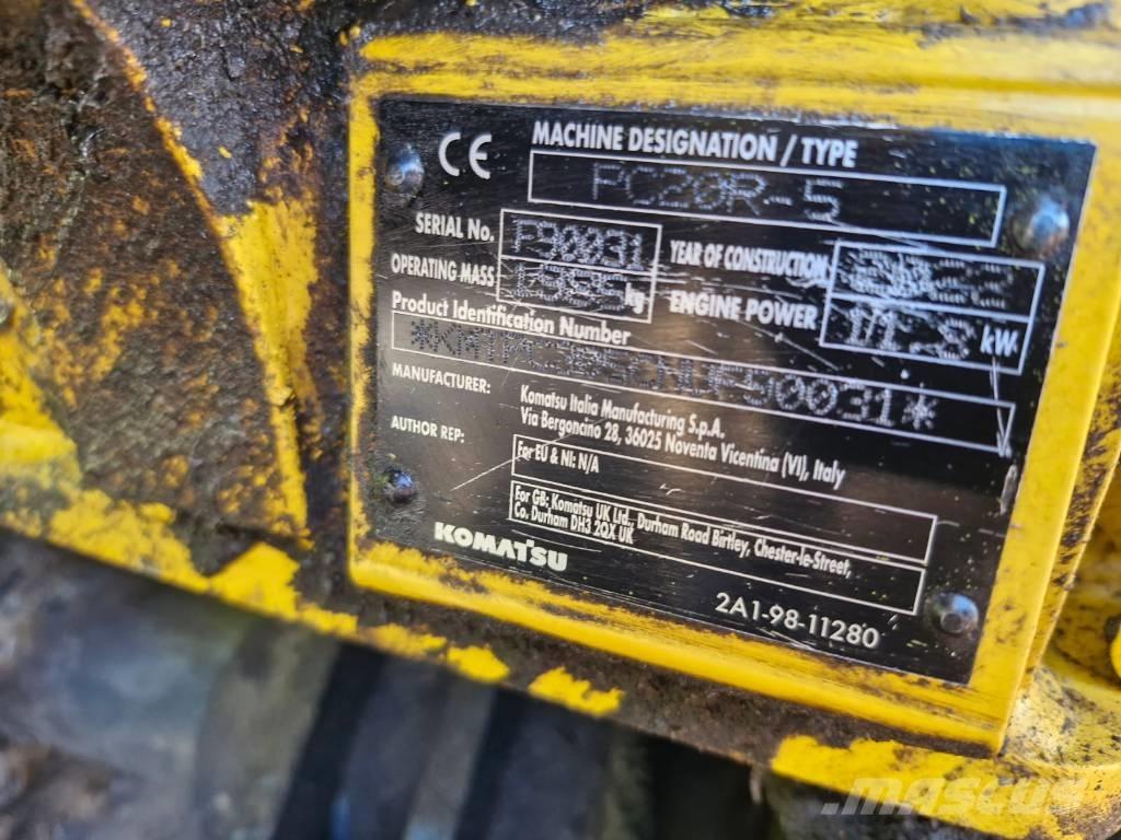 Komatsu PC 20 R-5 Mini bageri < 7t