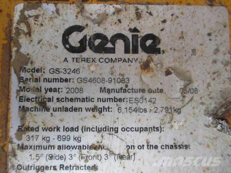 Genie GS 3246 Makazaste platforme