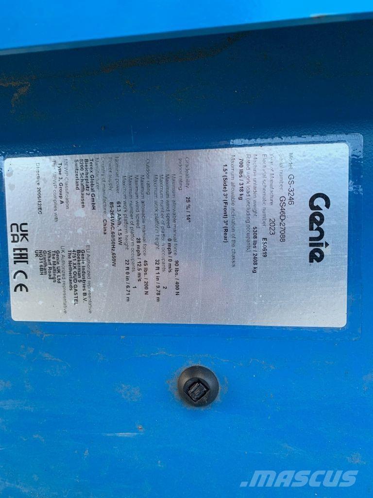 Genie GS-3246 Makazaste platforme