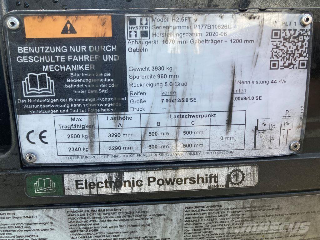 Hyster H 2.5 FT Plinski viljuškari