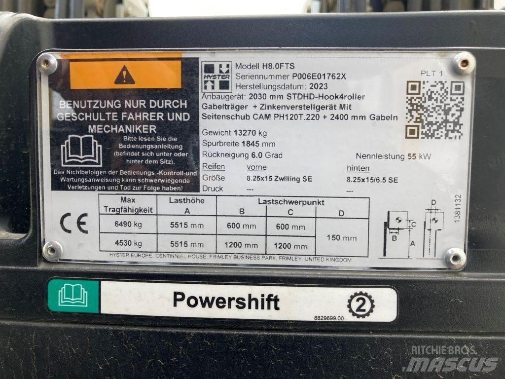 Hyster H 8.0 FTS Dizelski viljuškari