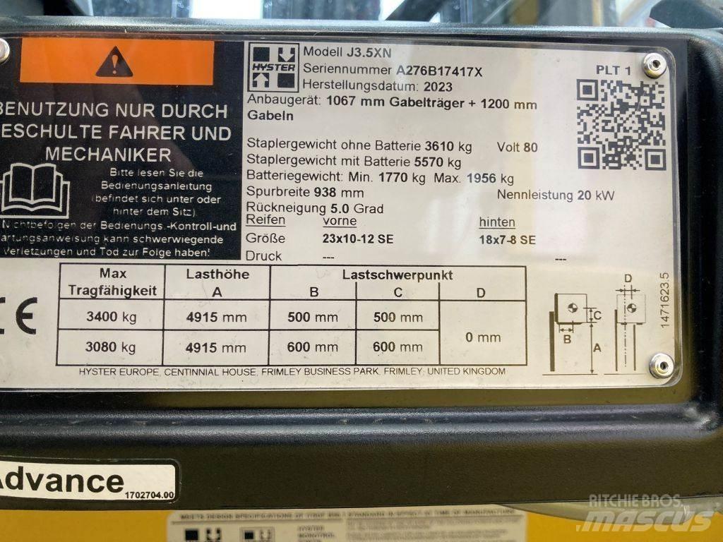 Hyster J 3.5 XN Električni viljuškari