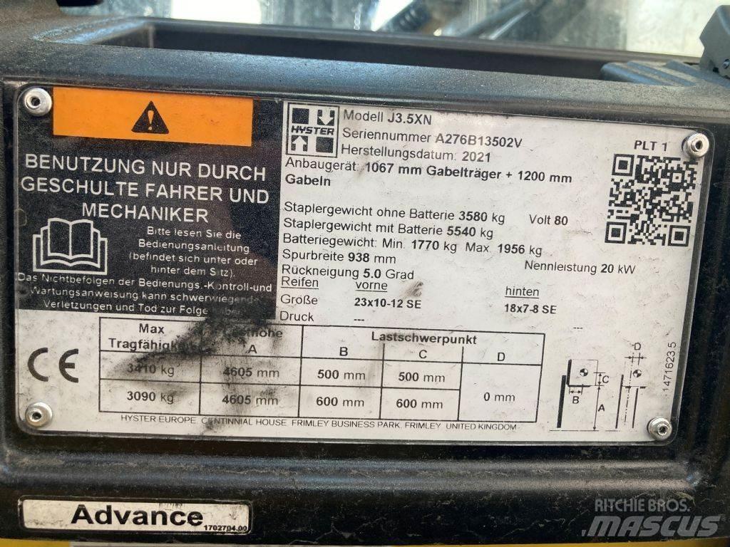 Hyster J 3.5 XN Električni viljuškari