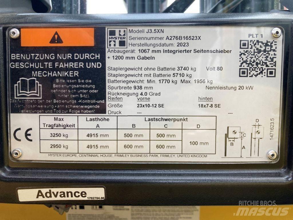 Hyster J 3.5 XN Električni viljuškari