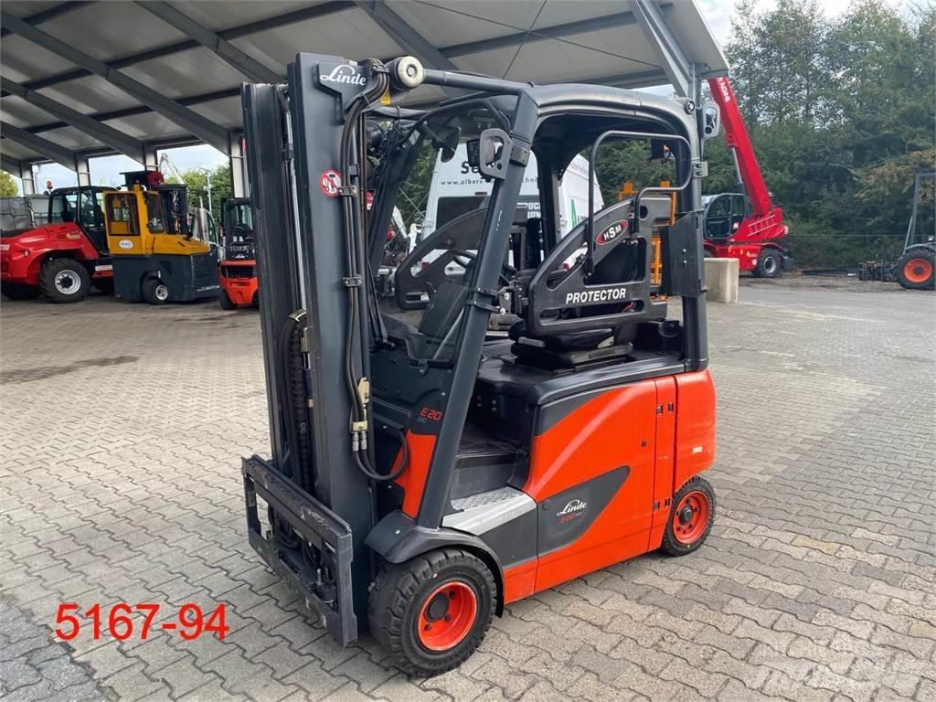 Linde E 20 PH 02 Električni viljuškari