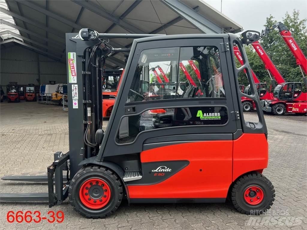 Linde E 50 HL 01 Električni viljuškari