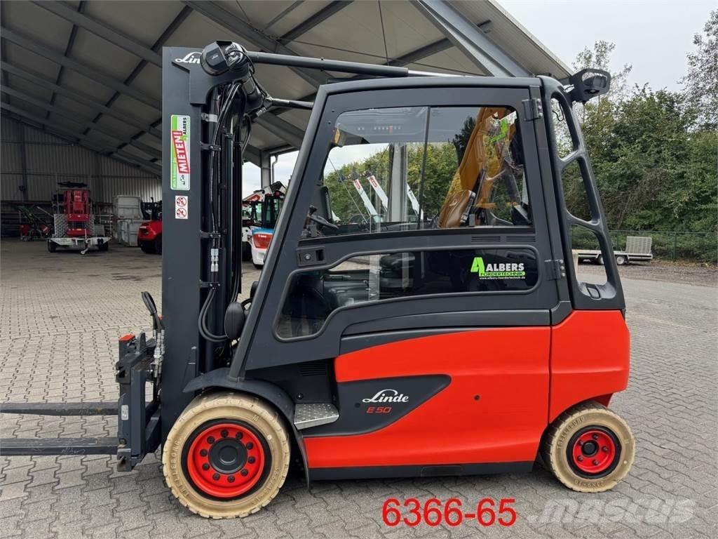 Linde E 50 HL - 01 / 600 Električni viljuškari