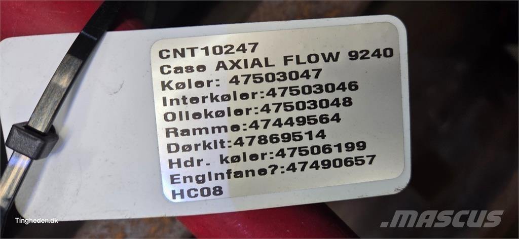 Case IH 9240 Radijatori