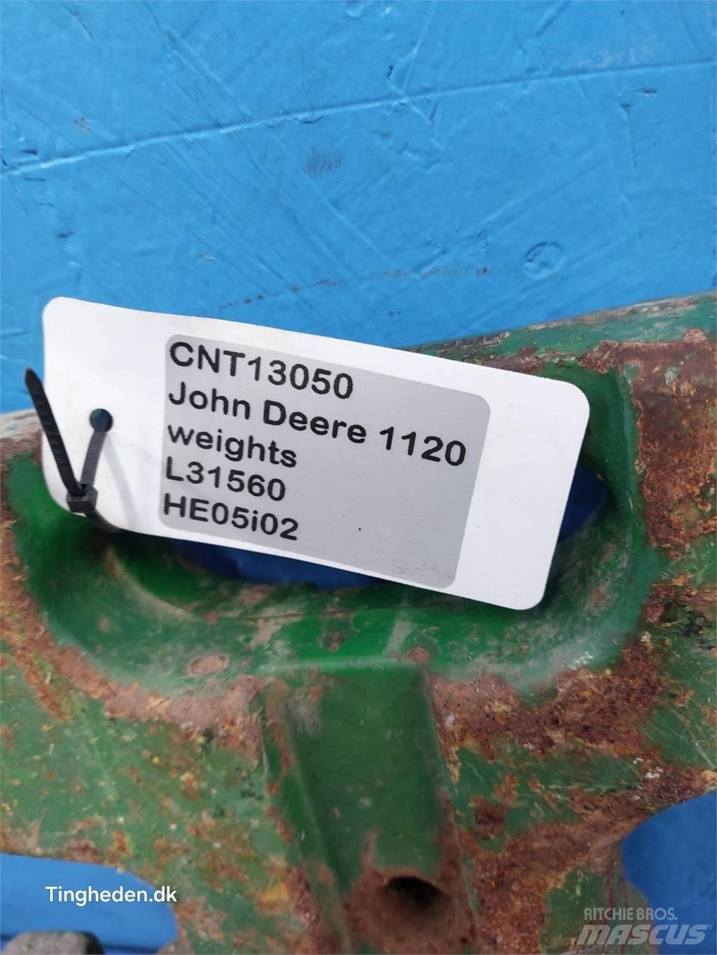 John Deere 1120 Prednji tegovi