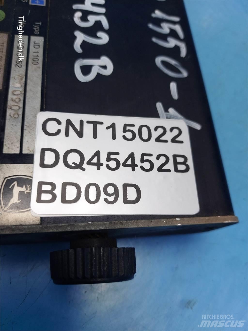 John Deere 1550 Elektronika