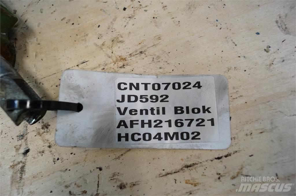 John Deere 592 Hidraulika