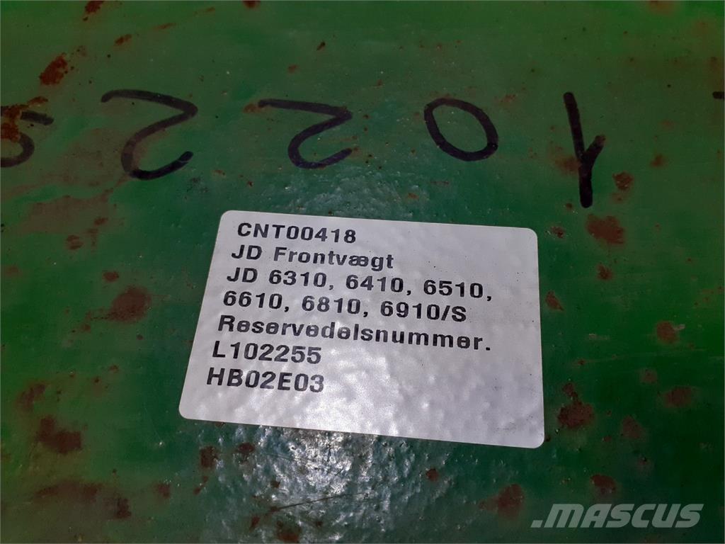John Deere 6410 Prednji tegovi