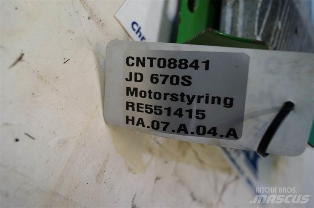 John Deere 670S Elektronika
