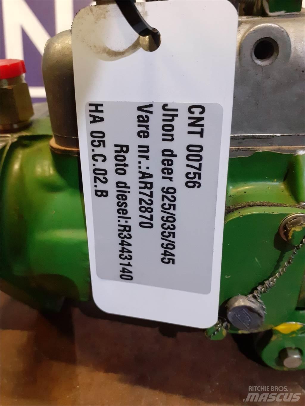 John Deere 935 Motori
