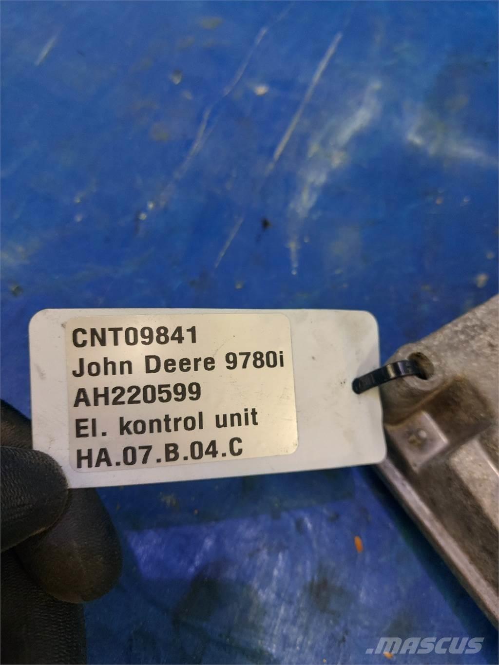 John Deere 9780 Elektronika