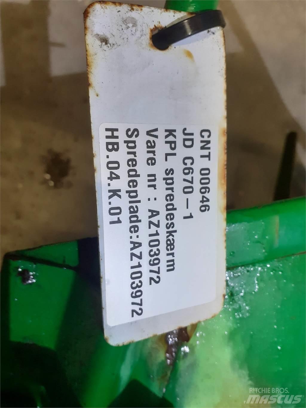 John Deere C670 Dodatna oprema za kombajne