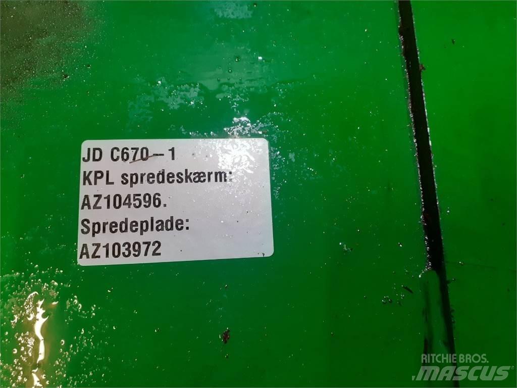 John Deere C670 Dodatna oprema za kombajne
