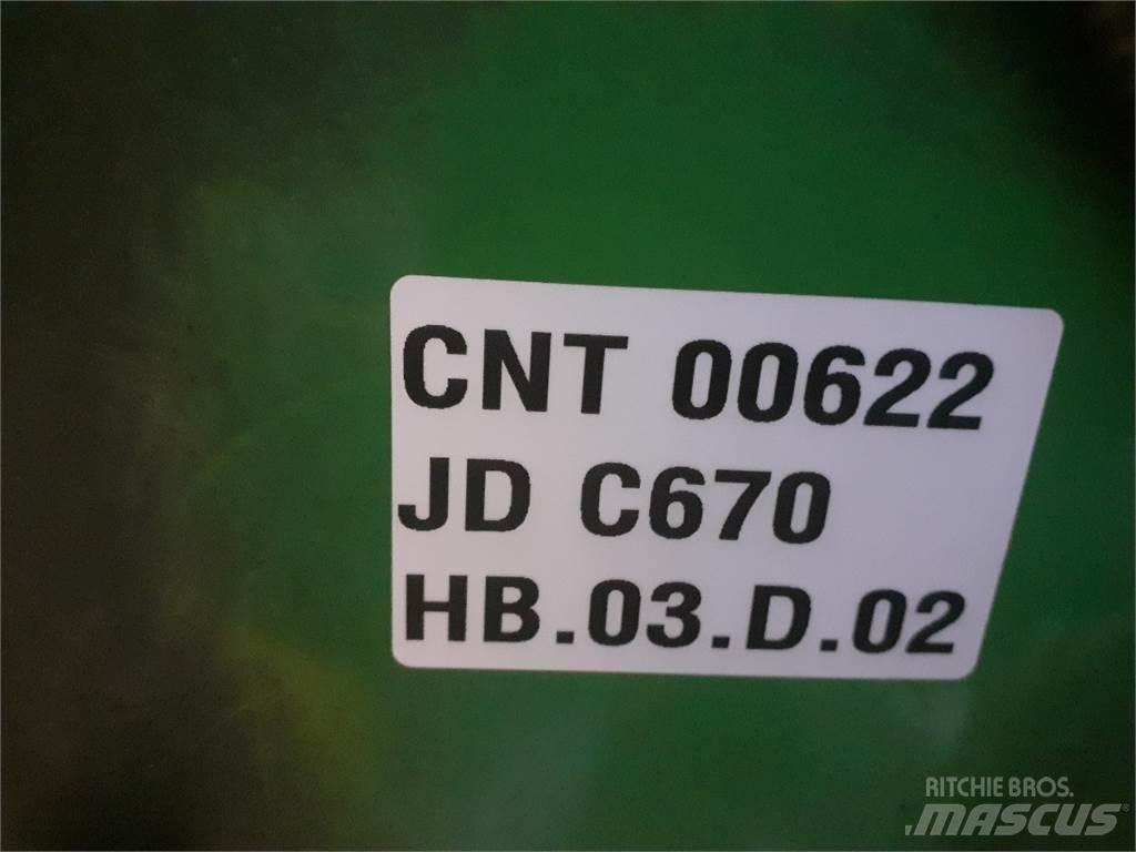 John Deere C670 Dodatna oprema za kombajne
