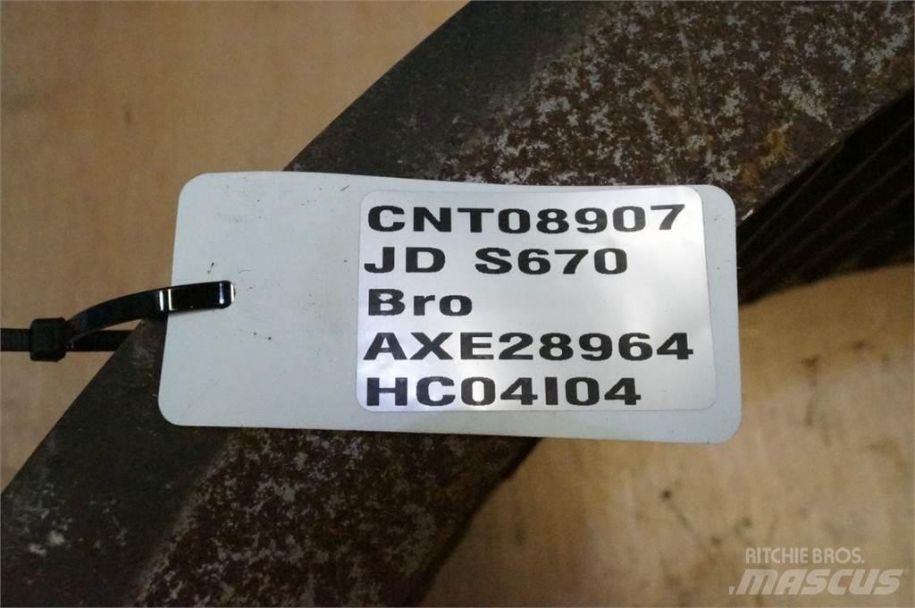 John Deere S670 Dodatna oprema za kombajne
