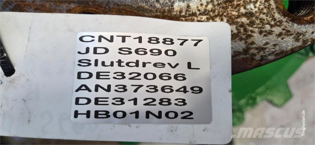 John Deere S690 Dodatna oprema za kombajne