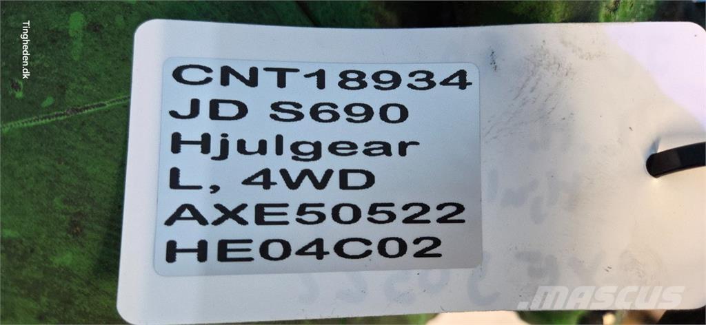 John Deere S690 Dodatna oprema za kombajne