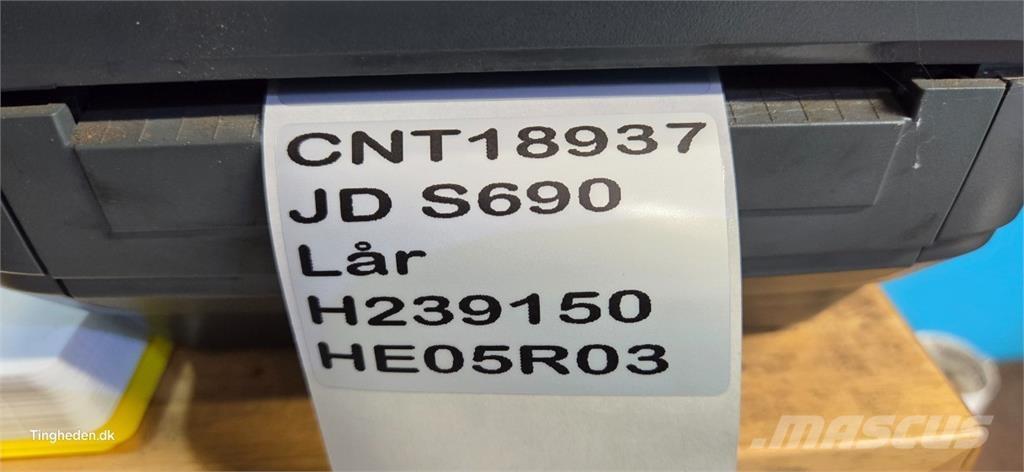 John Deere S690 Dodatna oprema za kombajne