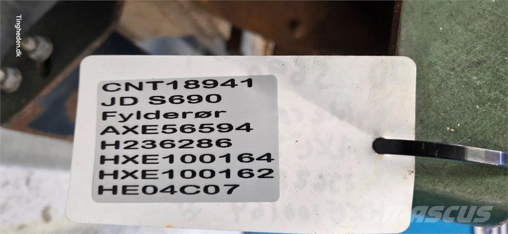 John Deere S690 Dodatna oprema za kombajne