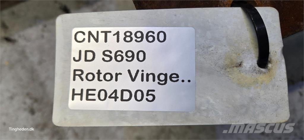 John Deere S690 Dodatna oprema za kombajne