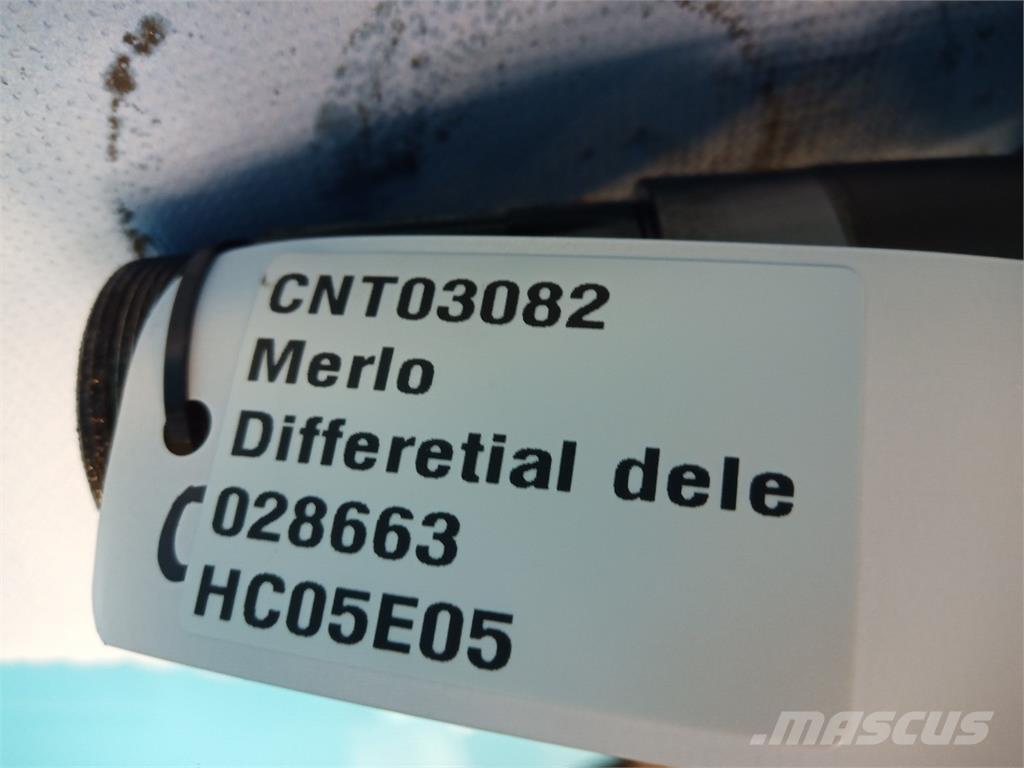 Merlo 40.7 Osovine