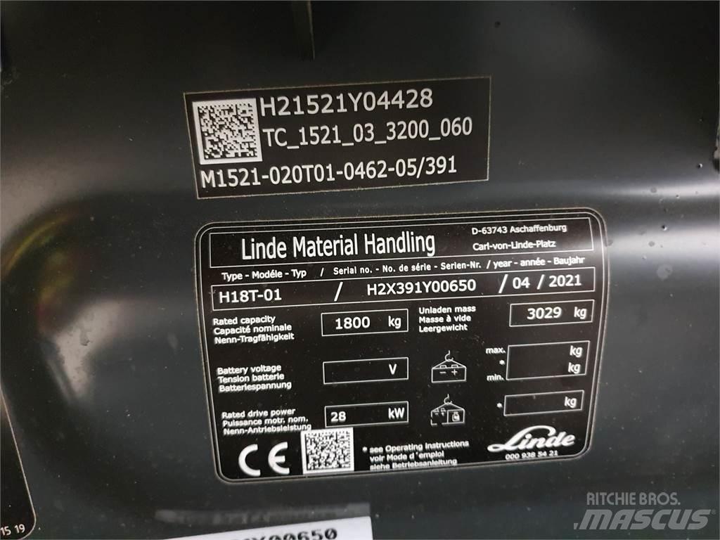 Linde H18T Plinski viljuškari
