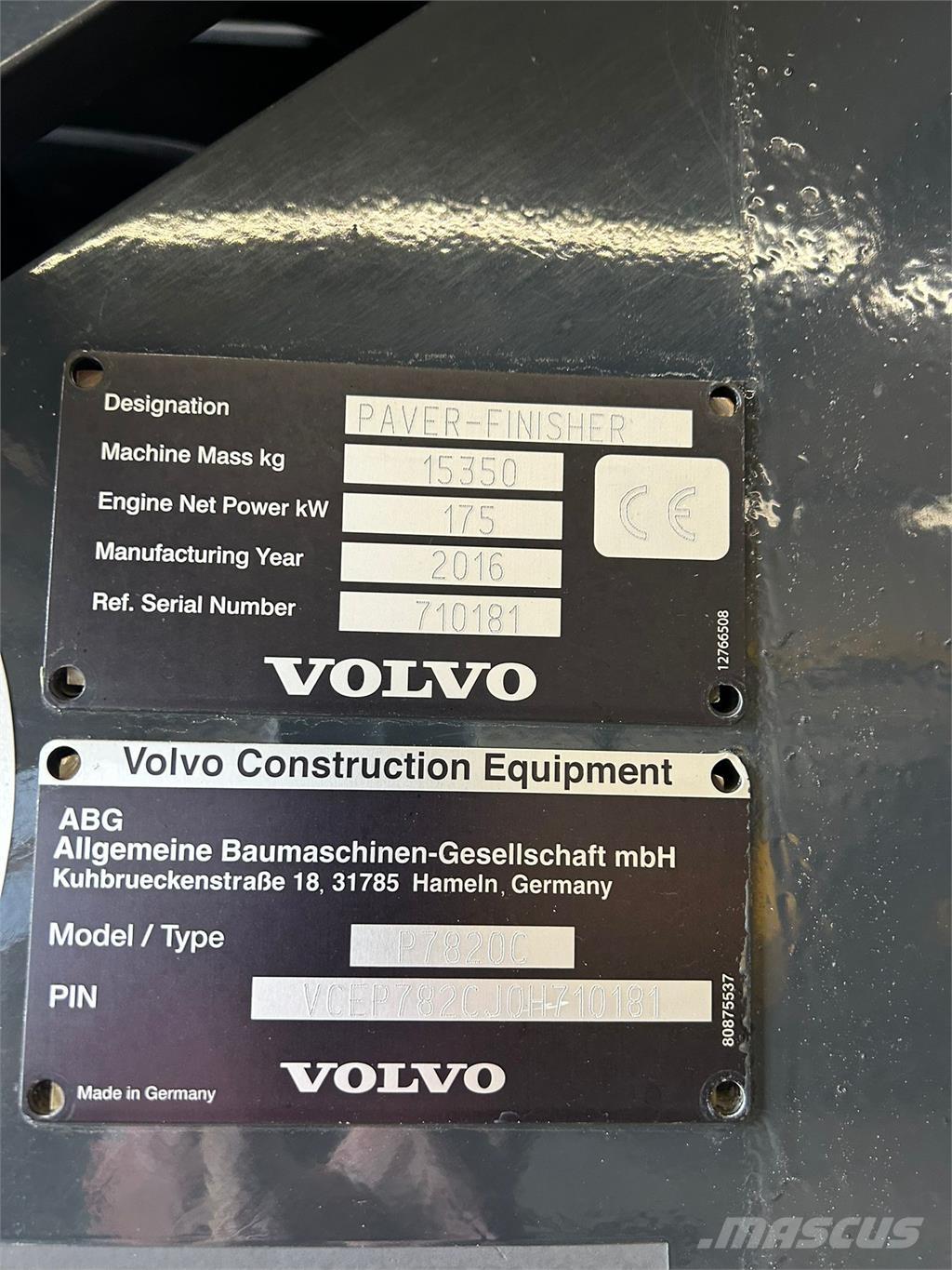  P7820C P7820C Asfaltni finišeri