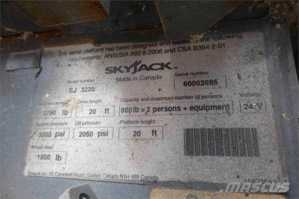 SkyJack SJ3220 Ostalo za građevinarstvo