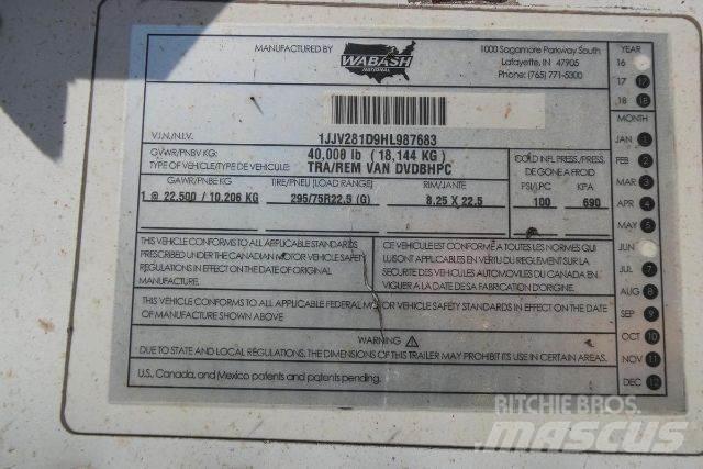 Wabash DVDBHPC Prikolice sa sandukom