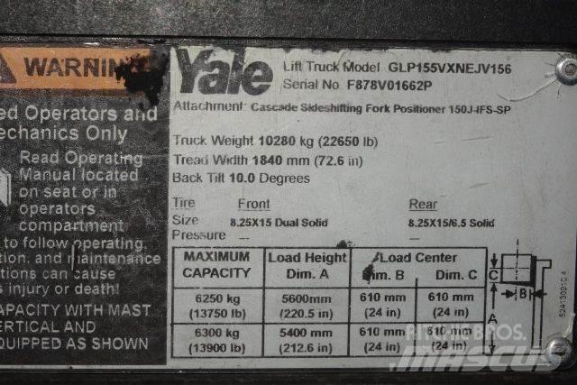 Yale GLP155VX Viljuškari - ostalo
