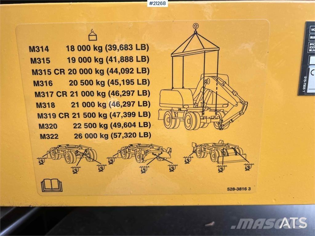 CAT M315 Bageri točkaši