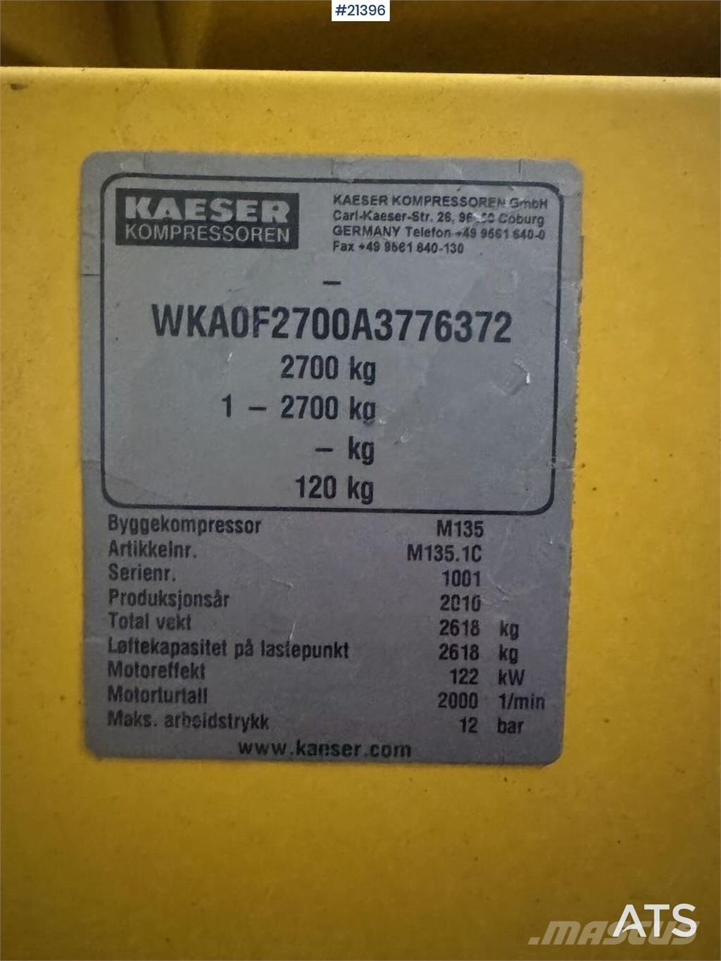 Kaeser M135 Kompresori