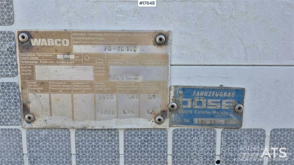 Bunge FG-TG 180 Prikolice platforme/otvoreni sanduk