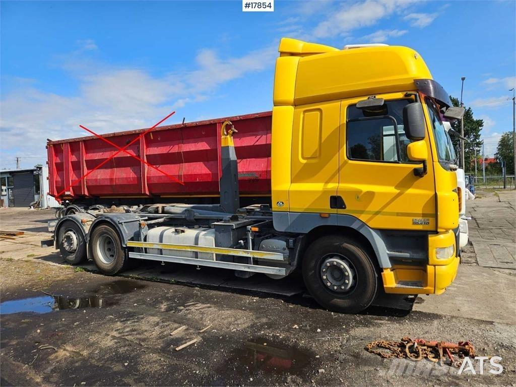 DAF CF 85.410 Rol kiper kamioni sa kukom za podizanje tereta