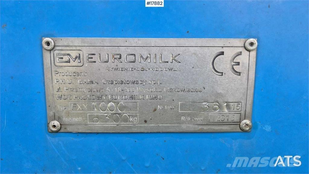 Euro MILK FXX 1000 Samoutovarna prikolica