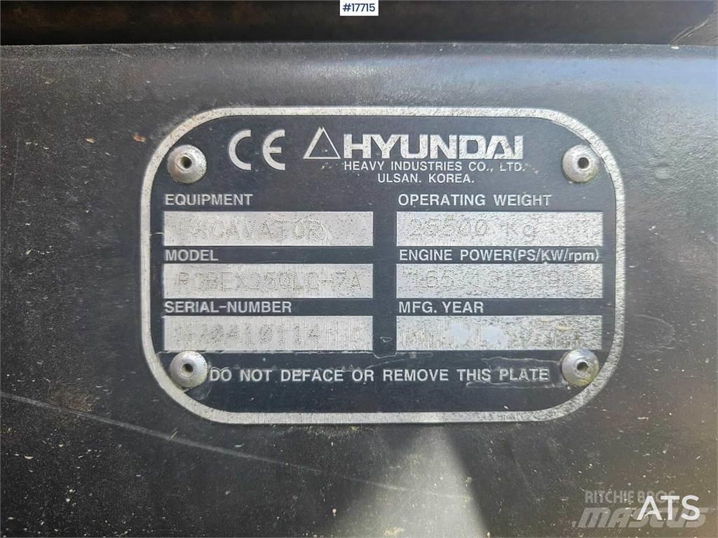 Hyundai 250 LC- 7A Bageri guseničari