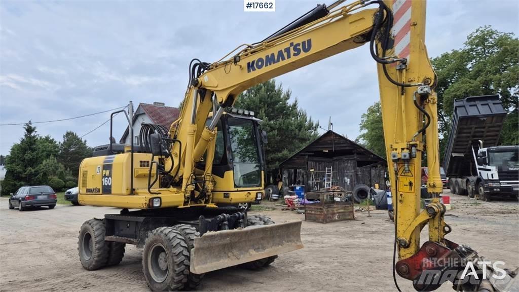 Komatsu PW 160 Bageri točkaši