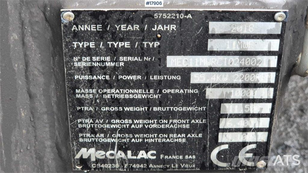 Mecalac 11 MWR Bageri točkaši