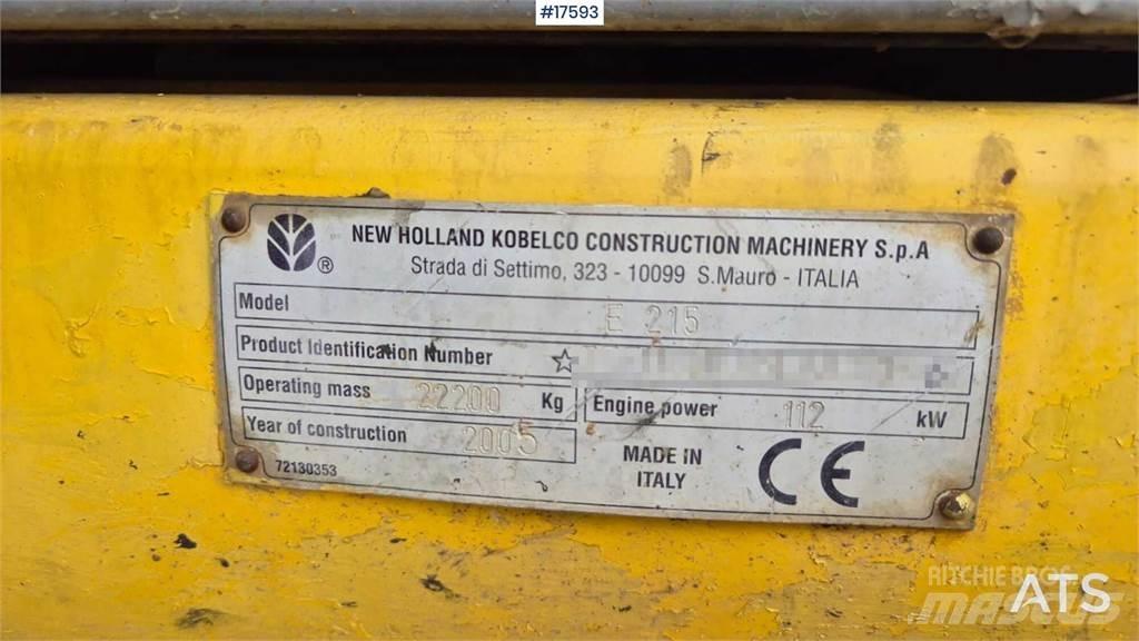 New Holland E215 Bageri guseničari